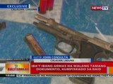 BT: Iba't ibang armas na walang tamang dokumento, kumpiskado sa raid sa Laguna