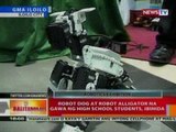 BT: Robot dog at robot alligator na gawa ng high school students sa Iloilo, ibinida