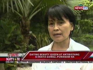 SONA: Dating beauty queen at aktibistang si Maita Gomez, pumanaw na