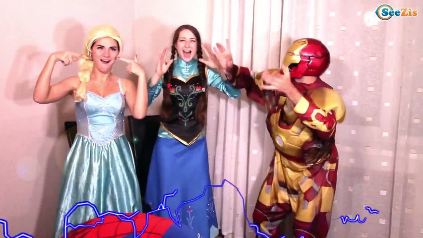 Spiderman & Hulk & Frozen Elsa! TOILET PRANK! SuperHeroes in Real Life