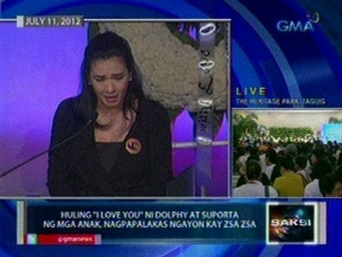 Saksi: Huling 'i love you' ni Dolphy at suporta ng mga anak, nagpapalakas ngayon kay Zsa Zsa
