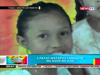 BP: 3 patay nang tangayin ng agos ng ilog sa SCotabato