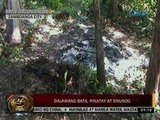 24 Oras: 2 bata, pinatay at sinunog