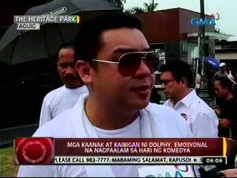 24oras: Mga kaanak at kaibigan ni Dolphy, emosyonal na nagpaalam sa hari ng komedya