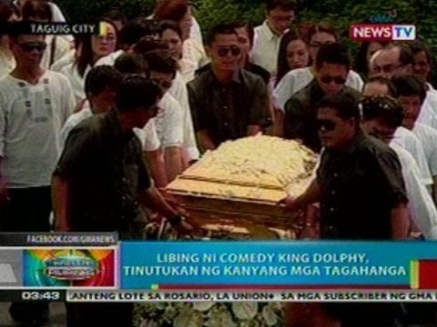 BP: Libing ni Dolphy, tinutukan ng mga tagahanga