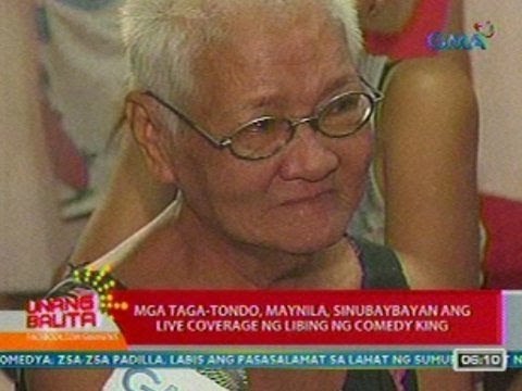 UB: Mga taga-Tondo, Maynila, sinubaybayan ang live coverage ng libing ng comedy king