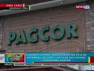 BP: Casino Filipino sa Cebu, ninakawan ng P2.8-M