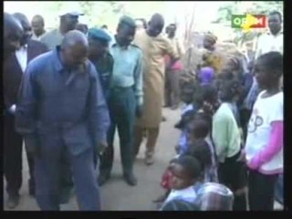 Visite du Ministre des Équipement et du Transport sur la Route Bamako Segou.