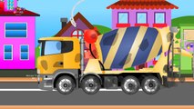 Car Wash | Cement Mixer Truck Wash | Truck Wash Videos For Children