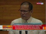 BT: Mga panukalang batas na hiniling ni PNoy sa mga SONA, nakabinbin pa rin sa kongreso