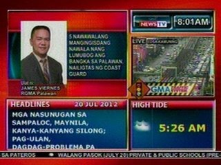 DB: 5 nawawalang mangingisdang nawala nang lumubog ang bangka sa Palawan, nailigtas ng Coast Guard