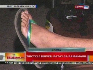 BT: Tricycle driver sa QC, patay sa pamamaril