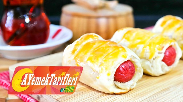 Sosisli Milföy Börek Nasıl Yapılır? | Sosisli Milföy Böreği Tarifi