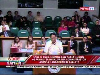 SONA: PNoy, marami pa raw pangakong hindi natutupad ayon sa ilang political analyst