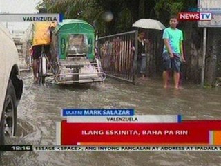 BT: Ilang eskinita sa Valenzuela, baha pa rin