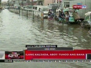 QRT: Ilang kalsada, abot-tuhod ang baha