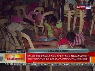 BT: Halos 100 pamilyang apektado ng masungit na panahon sa Baseco Compound, inilikas