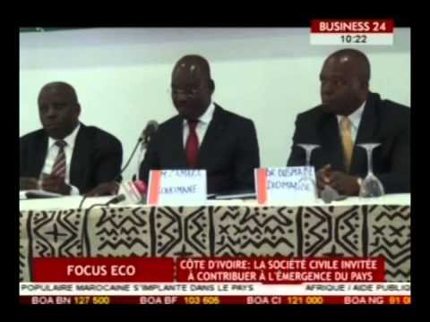 Focus Eco La société civile invitée à contribuer à l'emergence en Côte d'Ivoire /business 24
