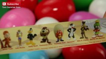 Looney Tunes Collector Surprise eggs Road Runner, Daffy Duck, Tasmanian Devil, Sylvester, Bugs Bunny