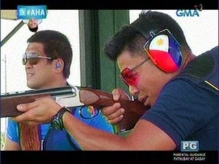 AHA: Trap shooting with Drew Arellano and champion shooter Jethro Dionisio
