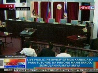 NTG: JBC, nakahanda na para sa interviews sa mga kandidato sa susunod na chief justice
