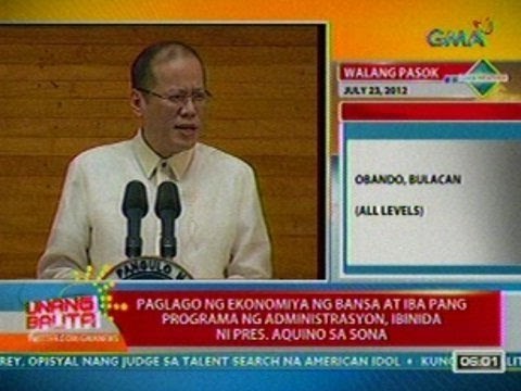 UB: Paglago ng ekonomiya ng bansa at iba pang programa ng administrasyon, ibinida ni PNoy sa SONA
