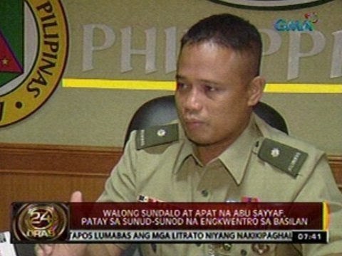 24 Oras: 8 sundalo at 4 na Abu Sayyaf, patay sa sunod-sunod na engkwentro sa Basilan