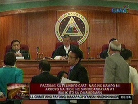 24 Oras: Ombudsman, hiniling sa Sandiganbayan na agad mag-isyu ng arrest warrant vs. Arroyo