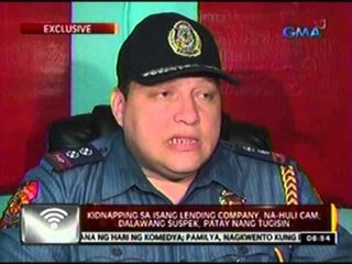 24 Oras: Kidnapping sa isang lending company, na-Huli Cam