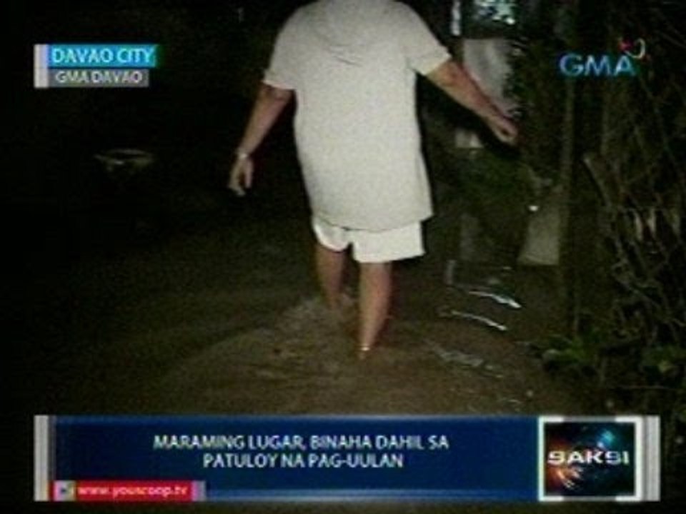 Saksi: Maraming lugar, binaha dahil sa patuliy na pag-uulan