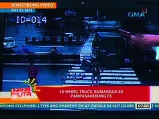 UB: 2 babaeng tumatawid, sinalpok ng pampasaherong fx na binagga ng truck