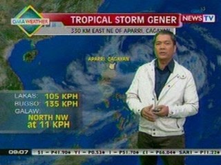 NTG: Weather update as of 9:07 a.m. (July 30, 2012)