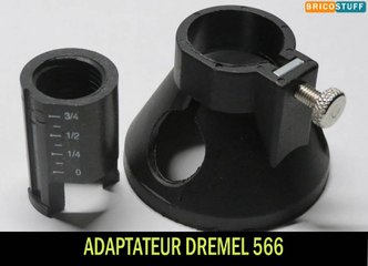 Kit Adaptateur découpe fraisage appareil rotatif multifonction - Accessoire Dremel 566