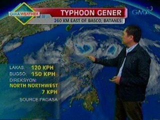 24 Oras: Bagyong Gener, lalo pang lumakas at nagbanta sa Extreme Northern Luzon