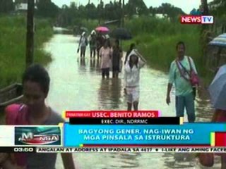 BP: NDRRMC, patuloy na naka-monitor sa epekto ng bagyong Gener