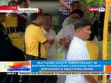 NTG: Ikatlong death anniversary ni dating Pangulong Corazon Aquino, ginugunita ngayong araw