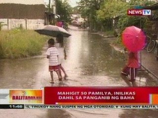 BT: Mahigit 50 pamilya sa Pangasinan, inilikas dahil sa panganib ng baha