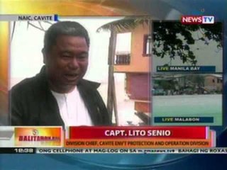 BT: Ilang bahay sa Cavite, inabutan ng alon mula sa dagat