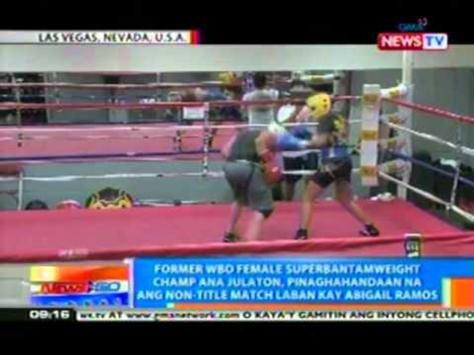 NTG: Ana Julaton, pinaghahandaan na ang non-tit...