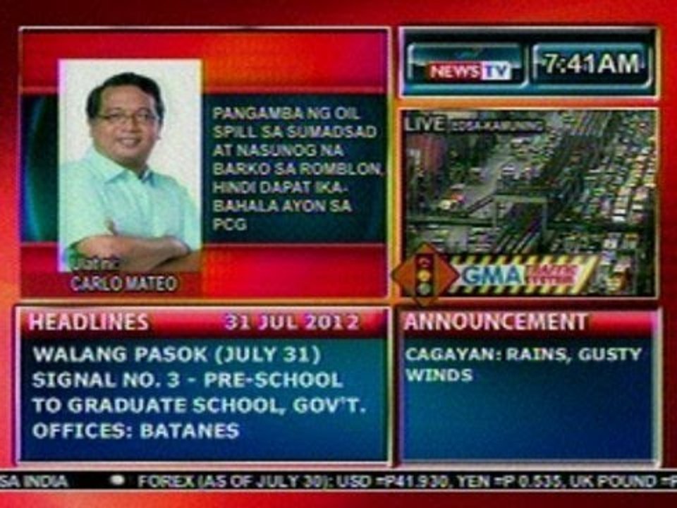 DB: PCG: Pangamba ng oil spill sa sumadsad at nasunog na barko sa Romblon, hindi dapat ika bahala