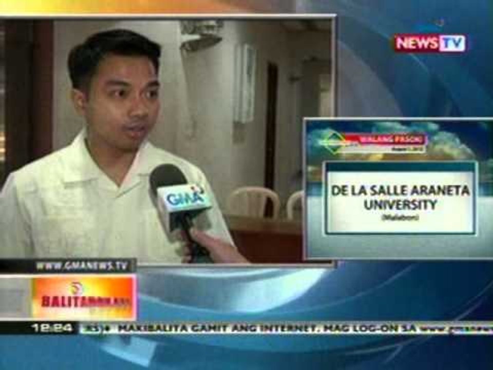 BT: San Beda College, nagpamisa para kay Marc Andre Marcos
