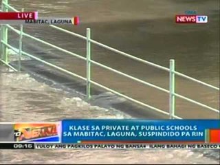 NTG: Klase sa private and public schools sa Mabitac, Laguna, suspindido pa rin