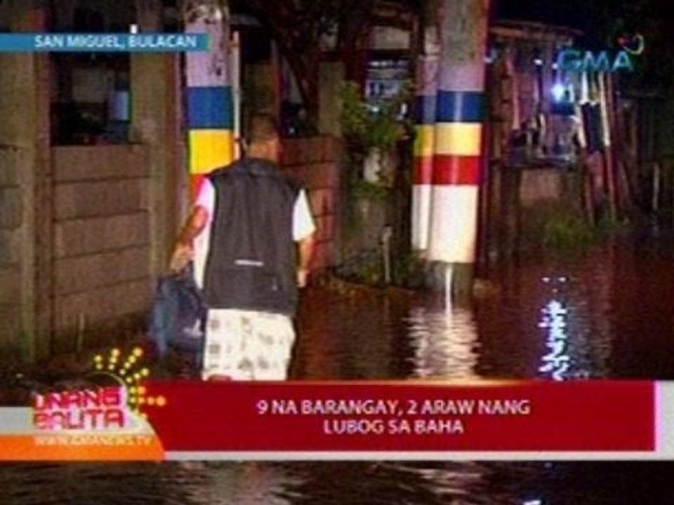 UB: 9 na barangay sa San Miguel, Bulacan, 2 araw nang lubog sa baha