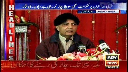 Headlines 1700 14th January 2017
