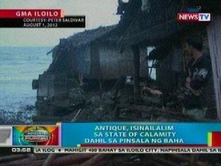 BP: Antique, isinailalim na sa state of calamity dahil sa pinsala ng baha