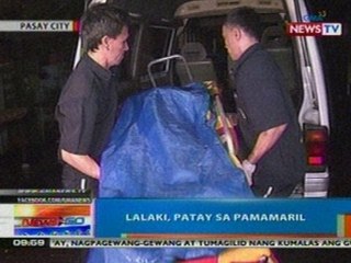 NTG: Lalaki, patay sa pamamaril sa Pasay