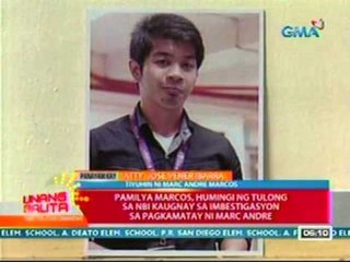 UB: Panayam kay Atty. Jose Vener Ibarra, tiyuhin ni Marc Andre Marcos