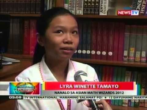 BP: 3 estudyante, nag-uwi ng mga medalya mula sa search for asian math wizards 2012 sa Hong Kong