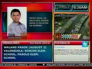 DB: NDRRMC: Patay dahil sa Bagyong Gener, nasa 23 na