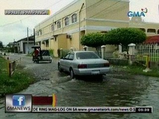 24 Oras: Baha sa ilang barangay sa Apalit, Pampanga, humuhupa na
